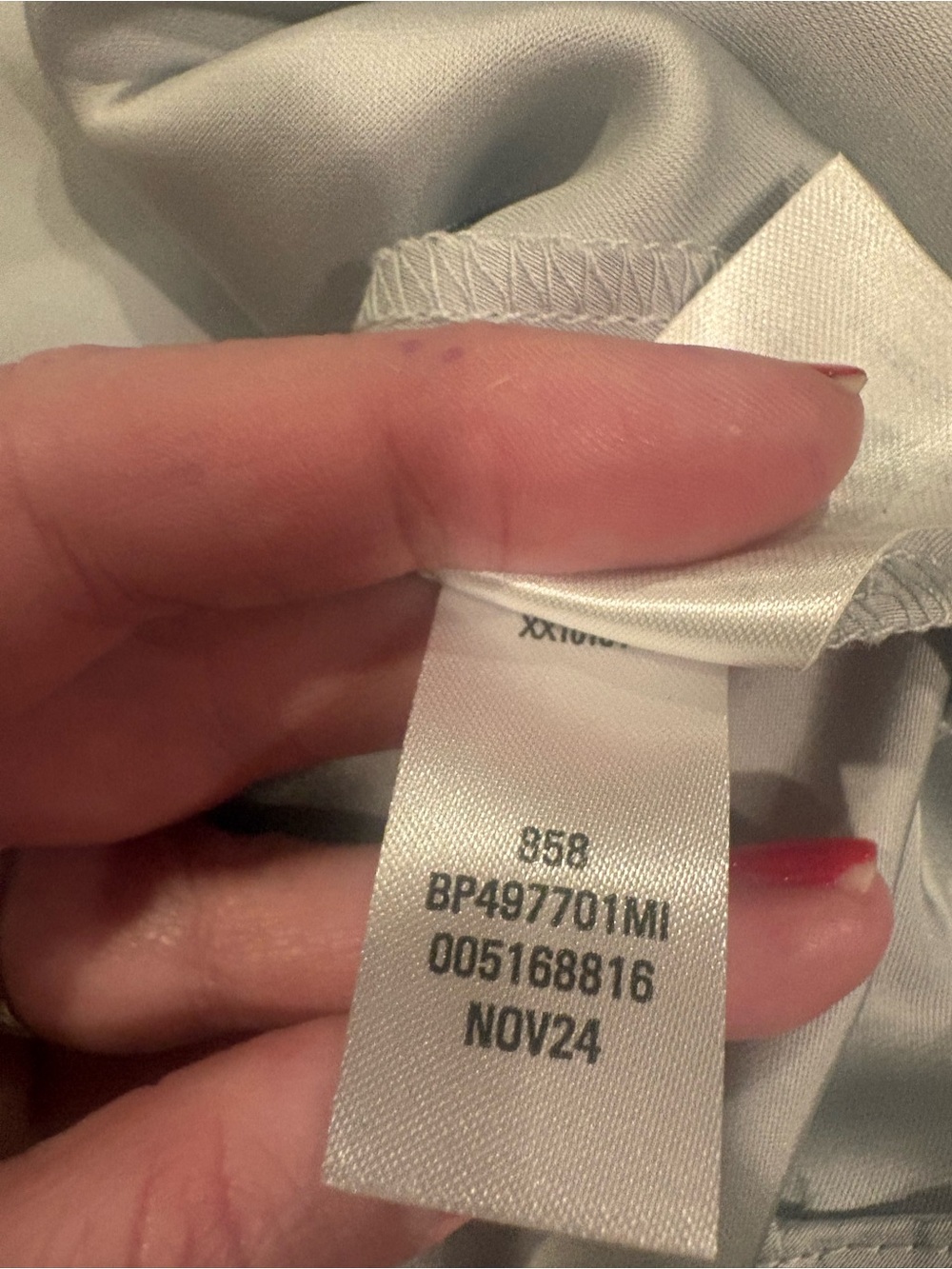 bp Silver Satin Cowl Neck Chemise - Picture 6 of 7
